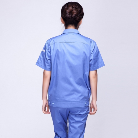 湖兰色汽修工作服AD04-4