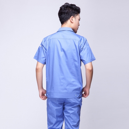湖兰色汽修工作服AD04-4